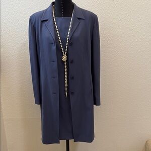 Elegant Blue Women's Coat